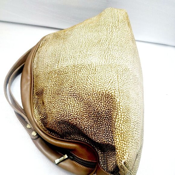 Borbonese Leather Satchel Bag - Picture 6 of 6